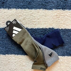 NWT Adidas Men's Athletic Socks 3-Pack